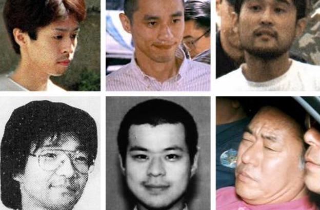 Los otros seis miembros de 'Verdad Suprema' ejecutados.