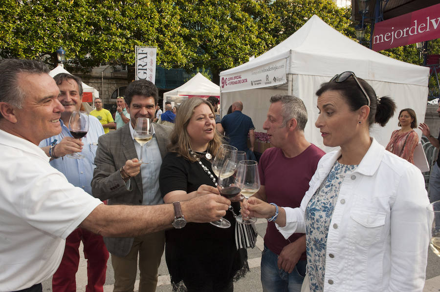 Diez bodegas traen a la ciudad sus mejores caldos para participar en la mayor cata callejera del país 