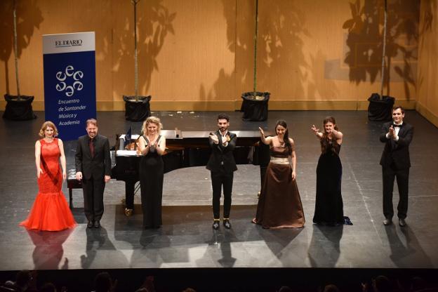 Recital de canto en 2017. Este año vuelven al escenario Máté Herczeg y Pablo Martínez.