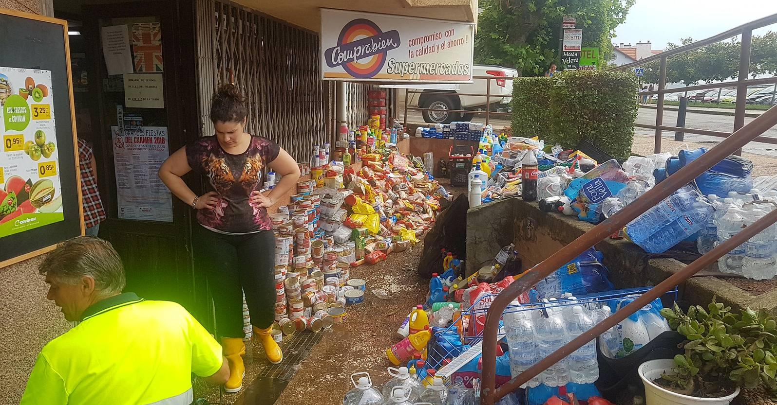 Fotos: La tromba de agua dejó importantes inundaciones en San Vicente