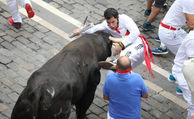 Imagen del encierro. 