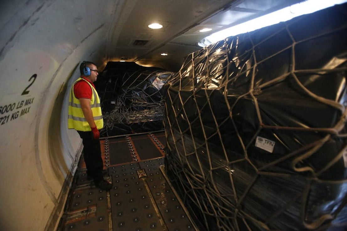 Los aviones desplazarán este año 63 millones de toneladas de cargamento
