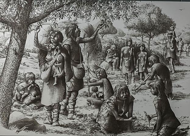 La posibilidad de acumular alimentos está en el origen de la sociedad de clases. :: DM Estela de Salcedo, que se encontró en el Monte Hijedo. 