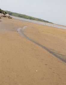 Imagen secundaria 2 - El Seprona recomienda acotar una zona de la playa de Mogro ante un posible vertido fecal