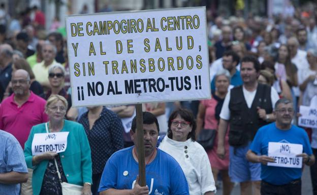 El colectivo anti-MetroTUS promoverá la reprobación de Gema Igual si no recupera el sistema anterior