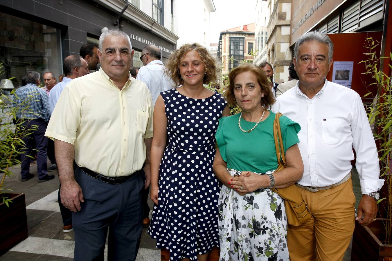 Justo Quintanilla, Patricia Portilla, Carmen Rosa Abad y José Ángel Fernández.