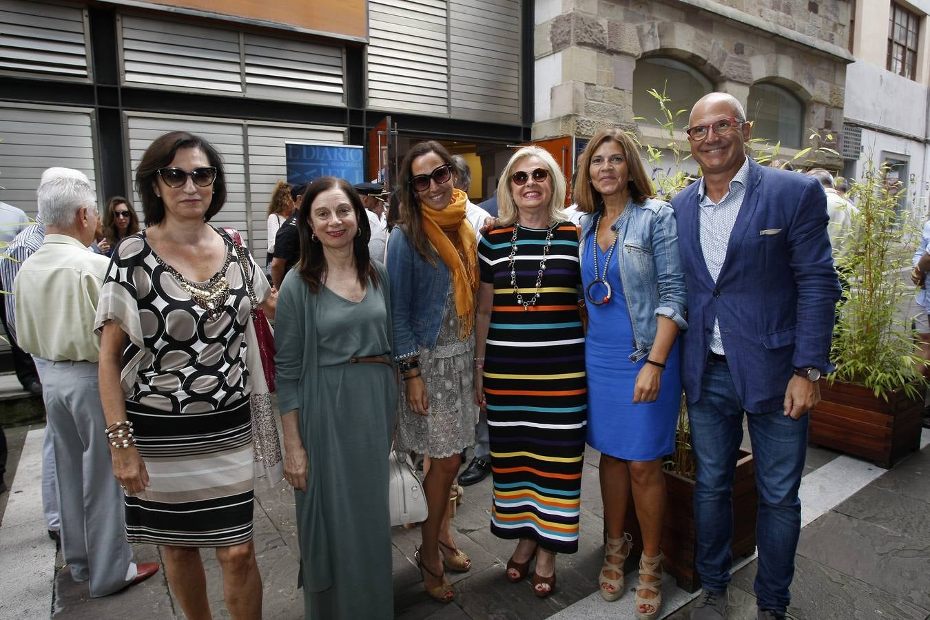 Ana Barca, Pilar Pacheco, Ana González, Milagros Oliva, Yolanda Bartolomé y Pedro López.