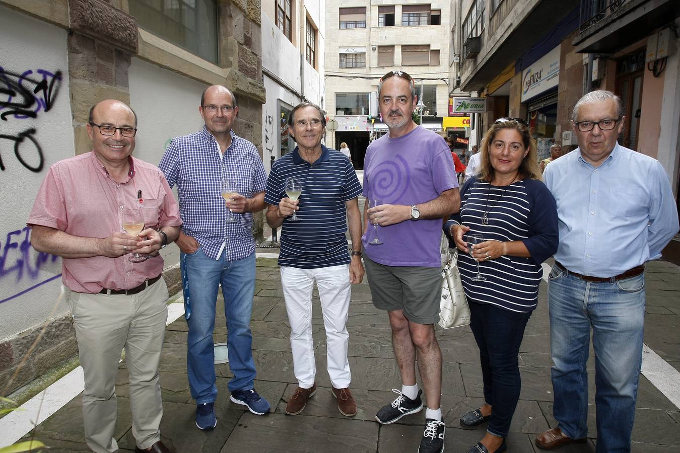 Juan Carlos Rodríguez, Jürgen Hoffend, Manuel Egusquiza, Adolfo Díaz, Arancha Navarro y José Oyarbide.