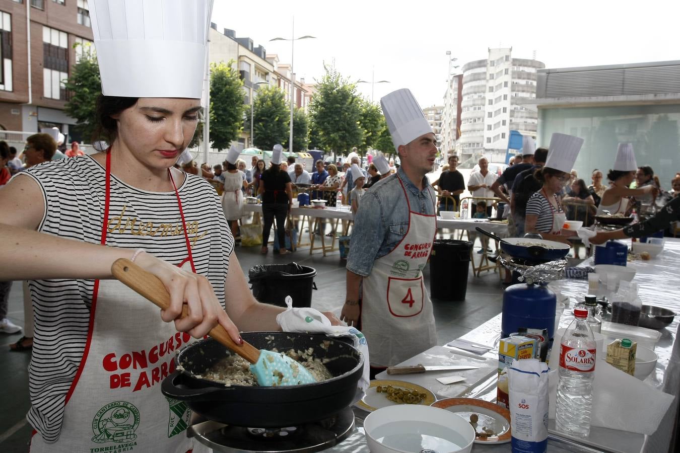 Fotos: Concurso de arroz en la Plaza de La Llama