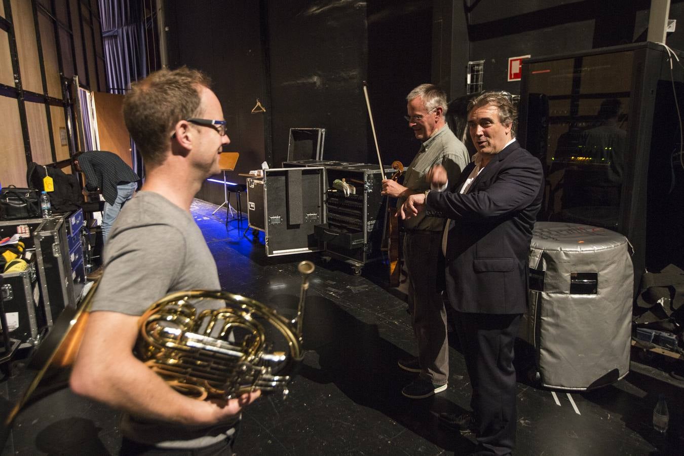 Fotos: Las horas previas al debut de la London Symphony Orchestra en el FIS