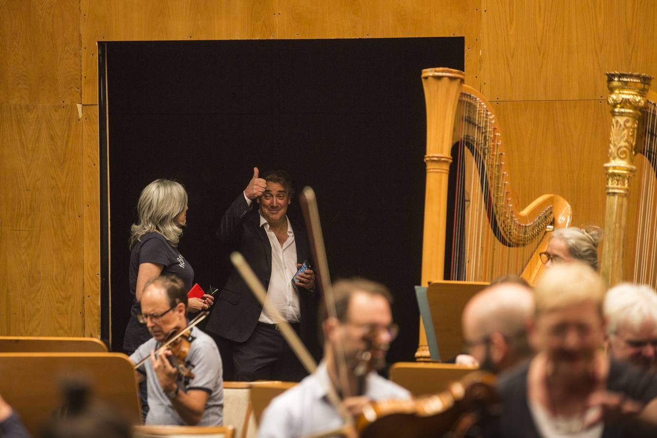 Fotos: Las horas previas al debut de la London Symphony Orchestra en el FIS