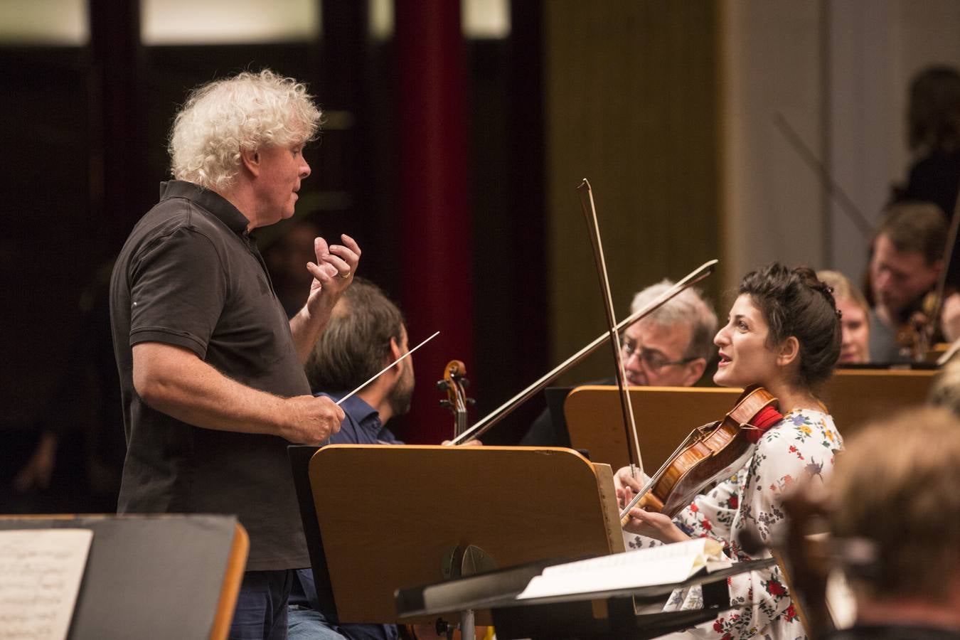 Fotos: Las horas previas al debut de la London Symphony Orchestra en el FIS