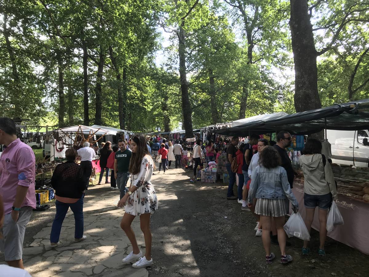 Numeroso público en la feria