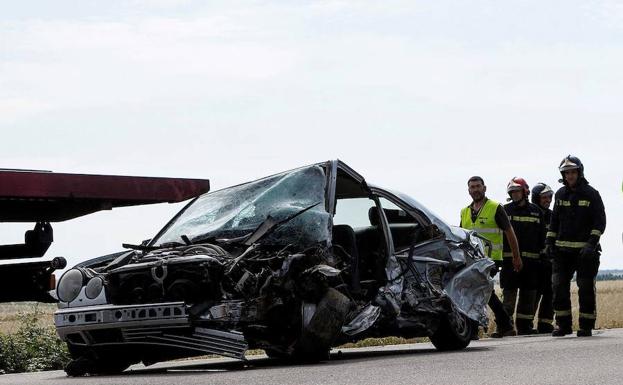 Accidente mortal en la N-631, a la altura del término municipal de Pozuelo de Tábara (Zamora).