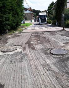 Imagen secundaria 2 - Finaliza la reparación y pavimentación de viales en Vioño y Quijano