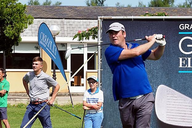 Uno de los participantes en el Gran Premio de Golf de El Diario Montañés.