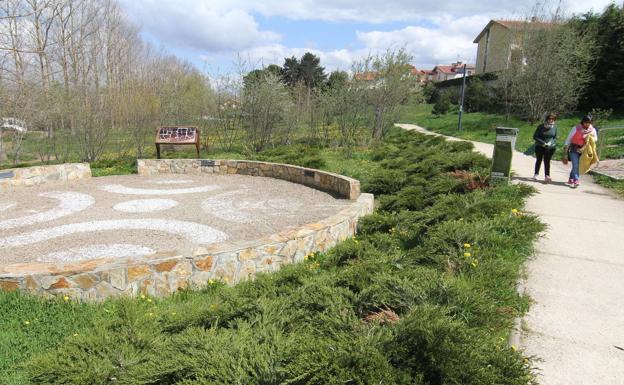 Vista del Jardín Botánico de Nestares, en el que se prevén instalar cámaras de videovigilancia.