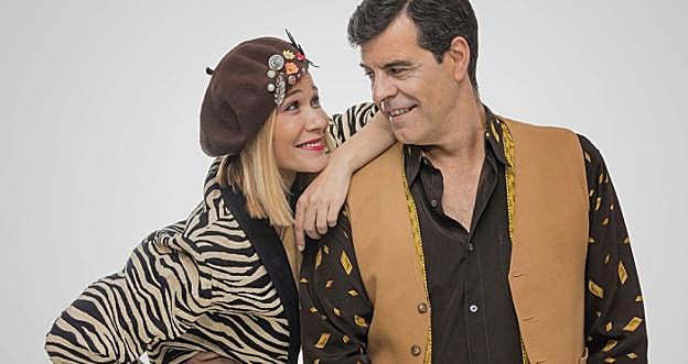 Carla Hidalgo y Andoni Ferreño vuelven a trabajar juntos en la comedia que se representará este fin de semana.