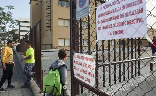 Imagen de la huelga eduicativa del pasado mes de junio