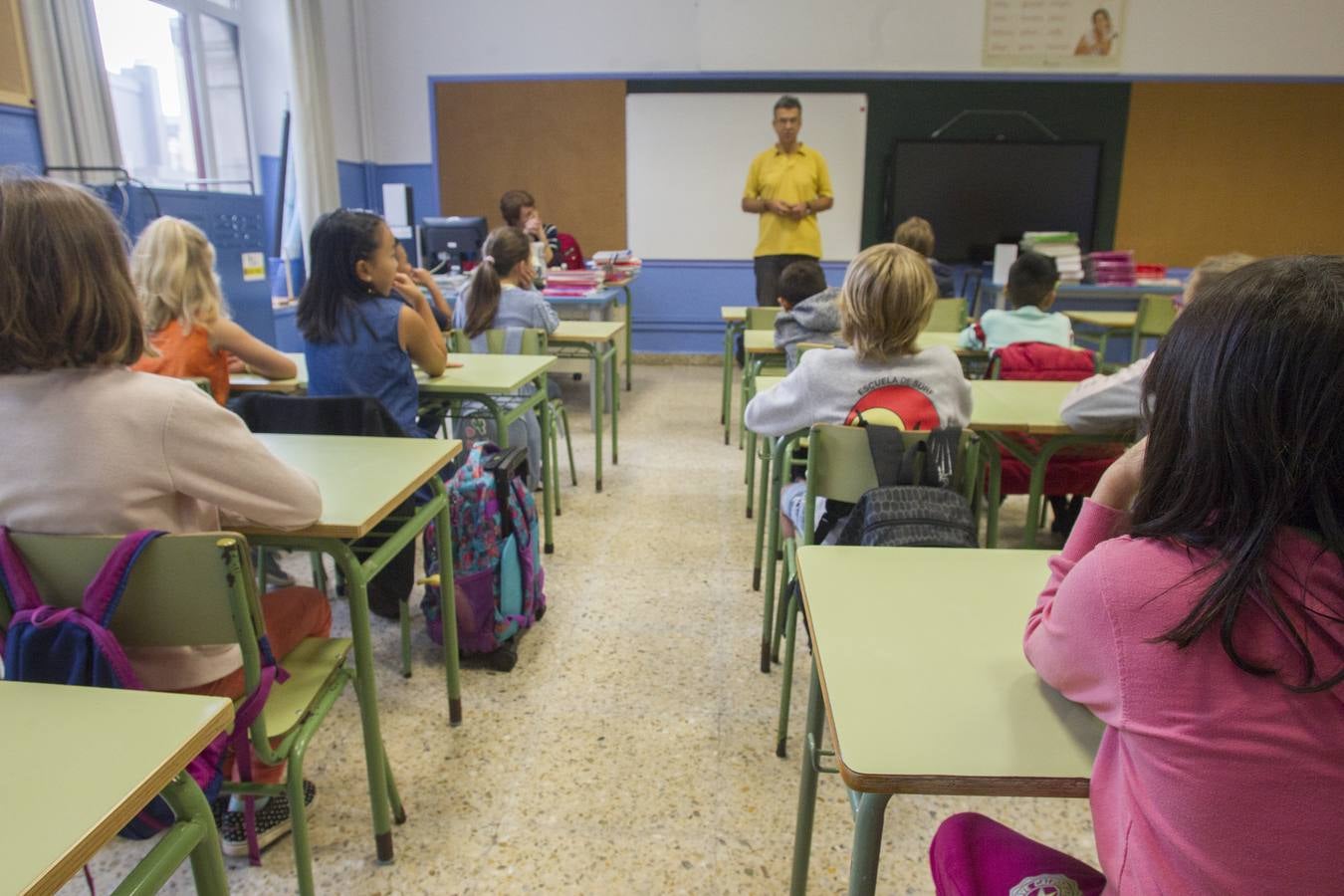 Fotos: La vuelta al &#039;cole&#039; en una jornada de huelga de maestros