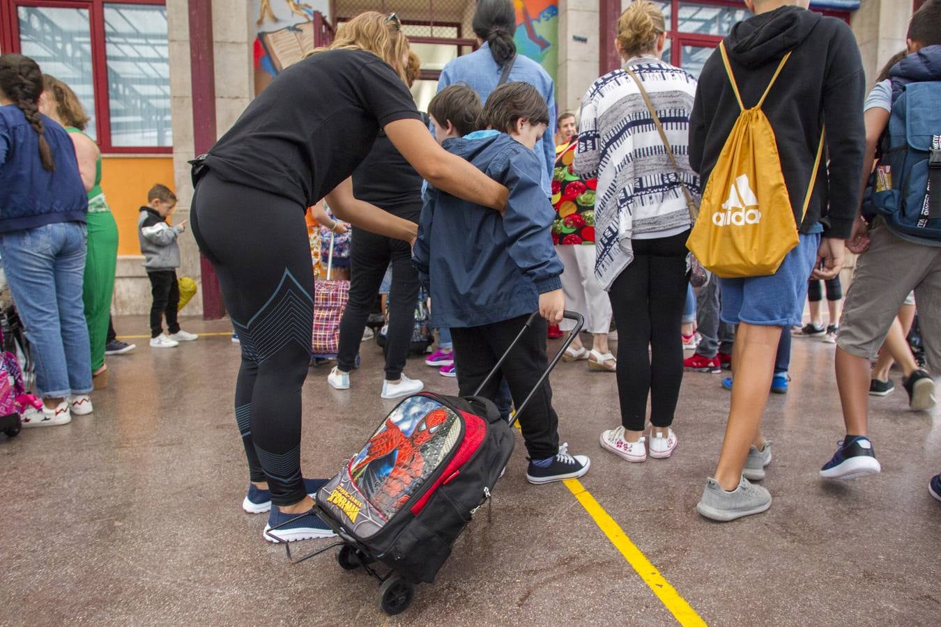 Fotos: La vuelta al &#039;cole&#039; en una jornada de huelga de maestros