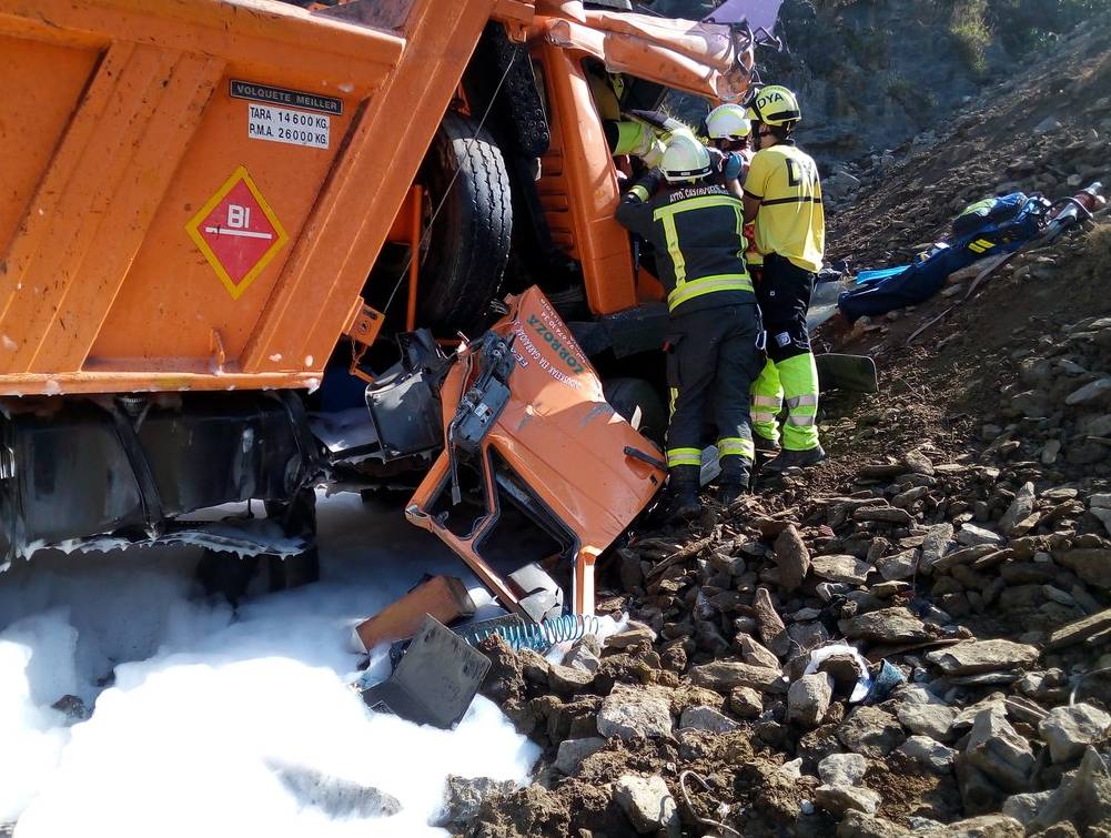 Fotos: Accidente en la cantera