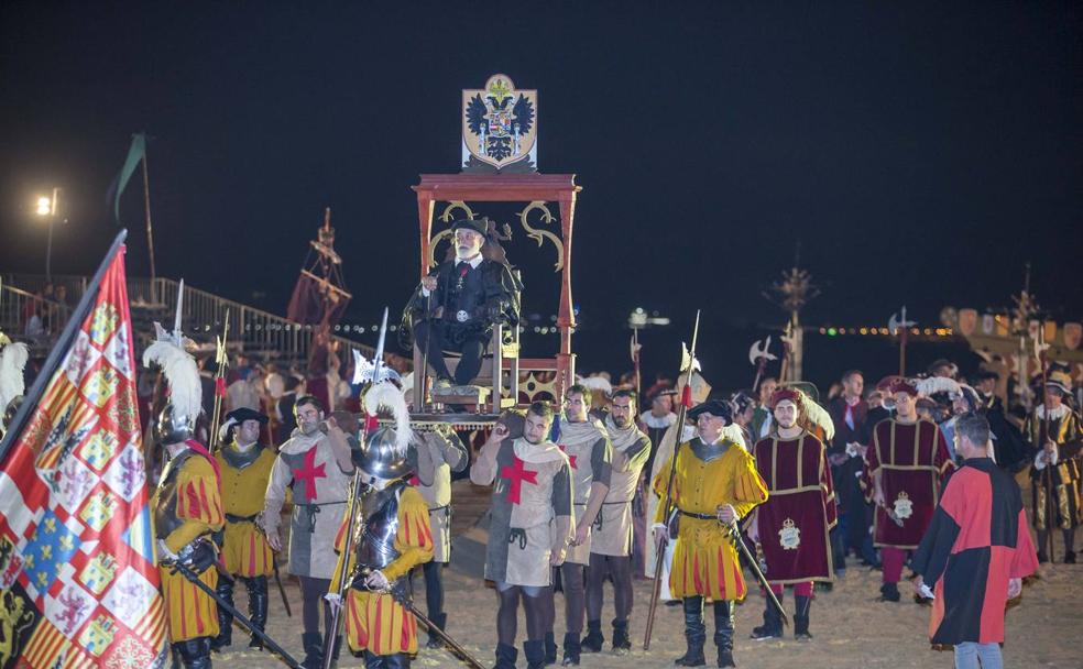 Carlos V ya descansa en Laredo