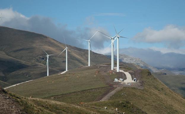 Parque eólico de Cañoneras (Soba).