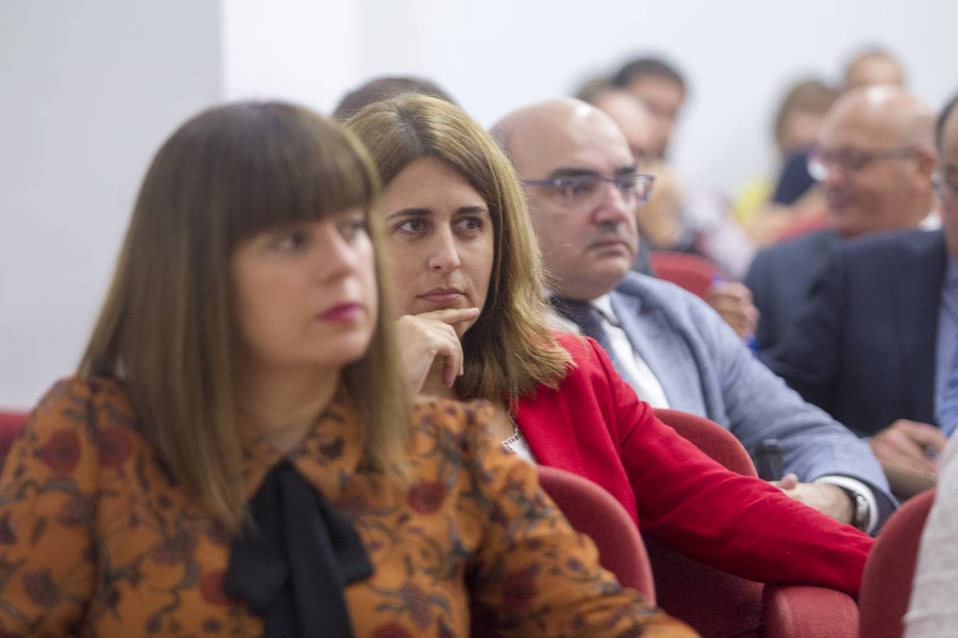 Veinte letrados, profesores universitarios y representantes políticos procedentes de diversos puntos de la geografía española debaten sobre la reforma de la Constitución con motivo de su 40 aniversario en el Parlamento de Cantabria