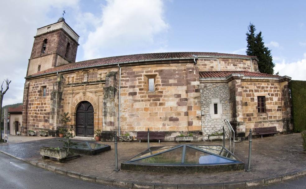La iglesia y necrópolis de San Pedro, en Escobedo, es uno de los templos más ricos del Valle. 