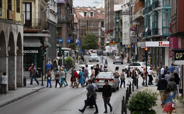 Vista del centro de Torrelavega.