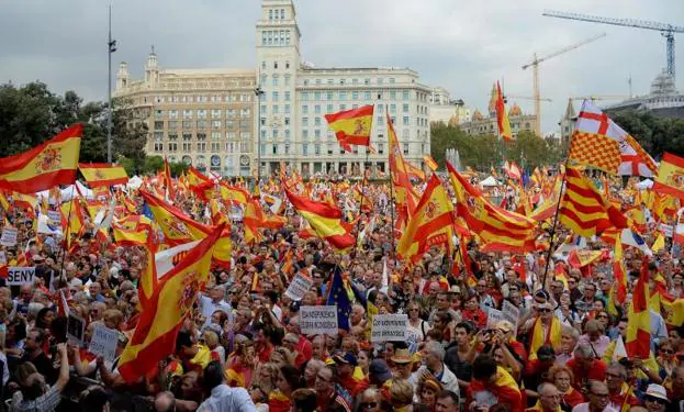 Manifestación en Barcelona. 