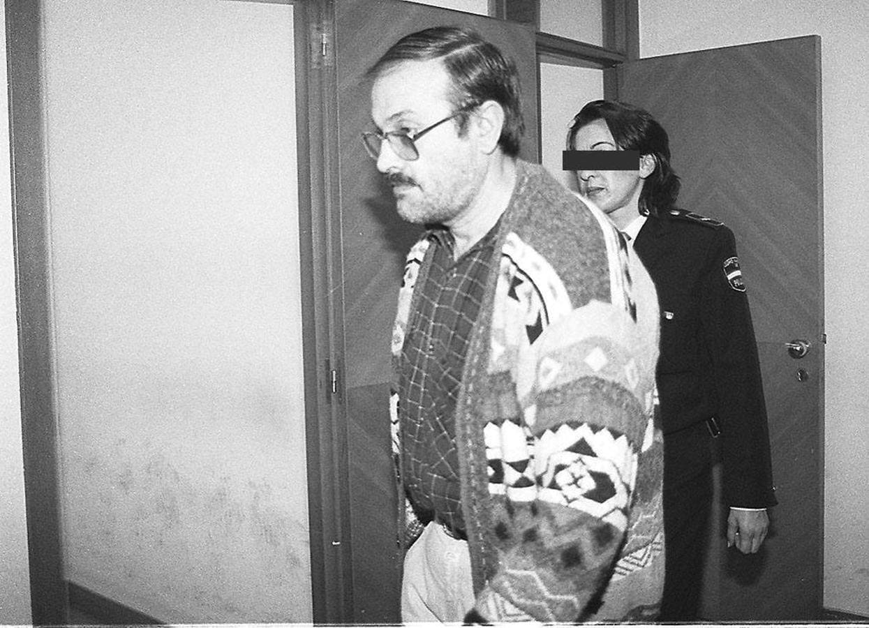 Fotos tomadas en 1999, 2005 y 2009 en distintos juicios de Marcelino Fernández Arnáiz, el conocido como 'pederasta de Astillero'