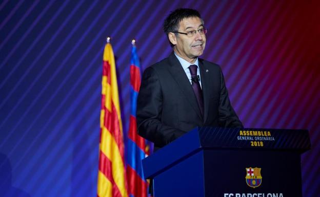 El presidente del Barcelona, Josep Maria Bartomeu. 