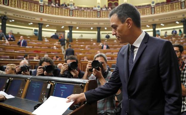 Pedro Sánchez explicará en el Congreso qué hará con la venta de armas a Arabia Saudí.