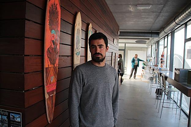 «Es una satisfacción patinar con algo que he hecho yo»