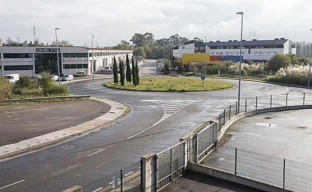 Vista del polígono de Morero, donde apareció el cadáver del hombre. 