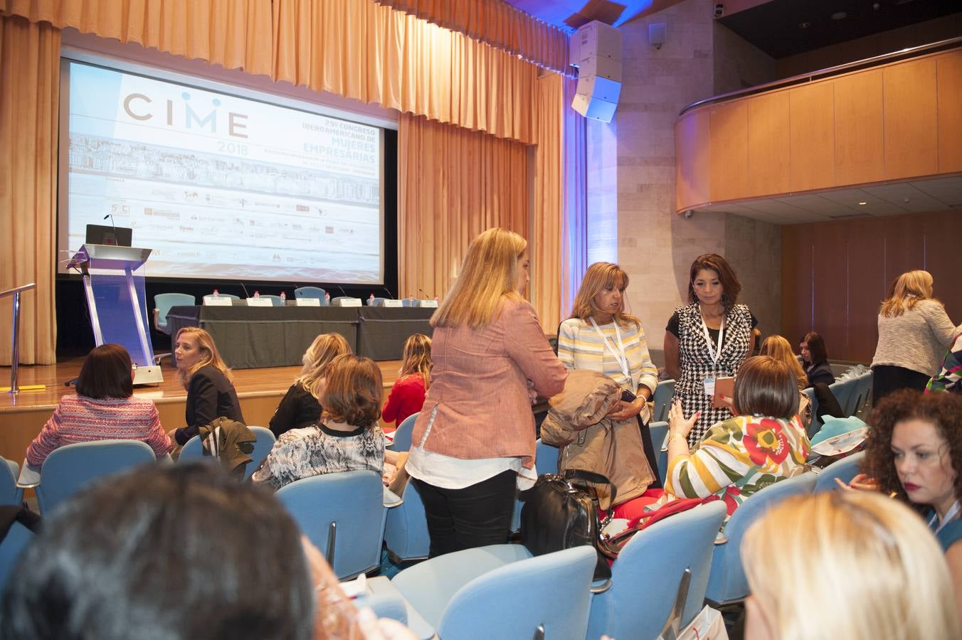 Inauguración del 29 Congreso Iberoamericano de Mujeres Empresarias (CIME) que este año se celebra en Santander