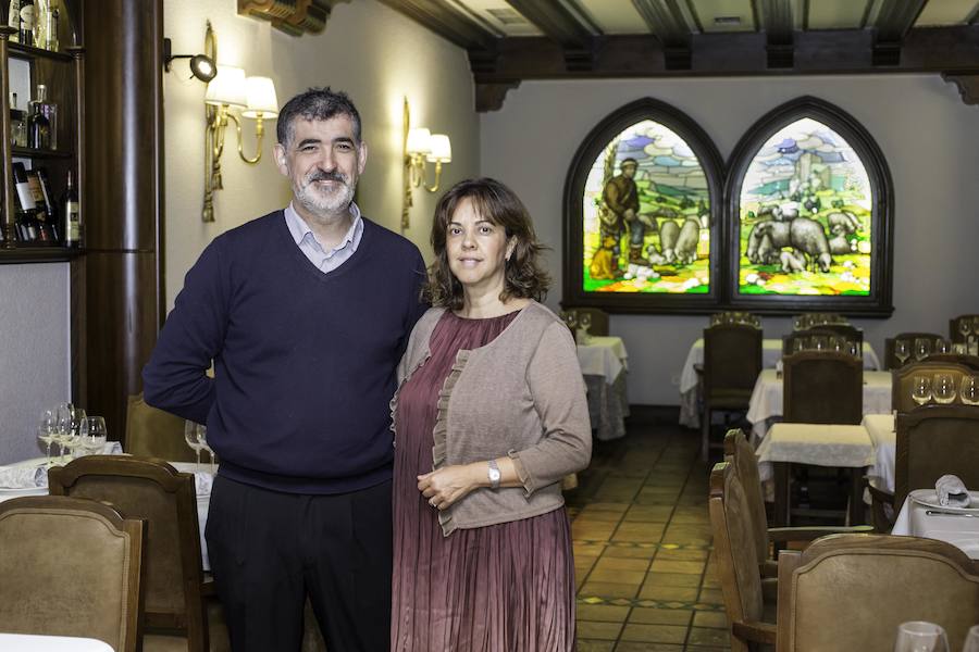 Goyo Palomero con Violeta Montes.