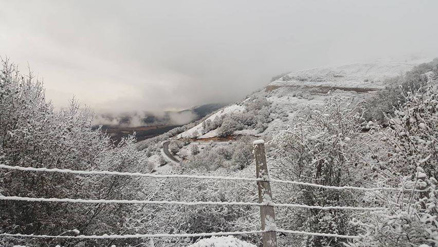 La nevada en Valderredible