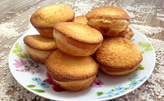 ¡Al rico pastel de arroz!