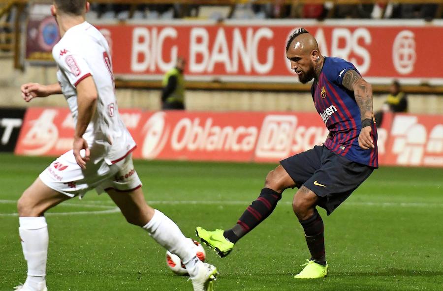 El conjunto que entrena Ernesto Valverde se impuso por 0-1 con un tanto de Lenglet en la recta final. 