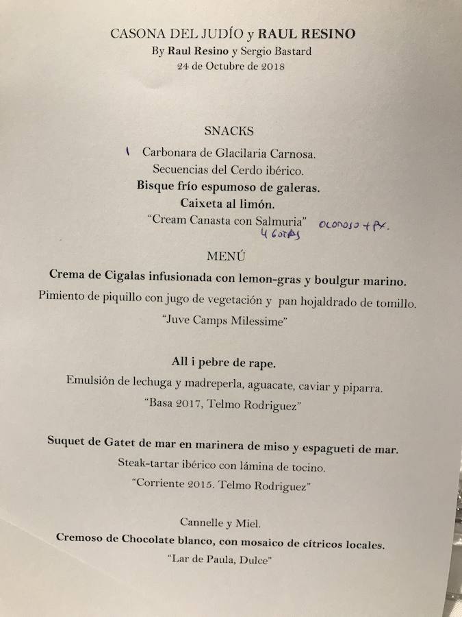 Sergio Bastard y Raúl Resino ofrecieron una espléndida cena dentro del ciclo de eventos especiales de la Casona del Judío