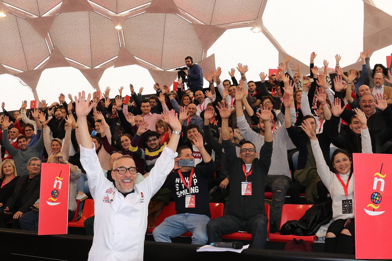 La ciudad castellana acoge el Campeonato Mundial de Tapas y el XIV Concurso Nacional, en el que participan los cocineros Francisco Cotera, del Balneario de Solares, y Nacho Pérez Malagón, de El Pericote de Tanos