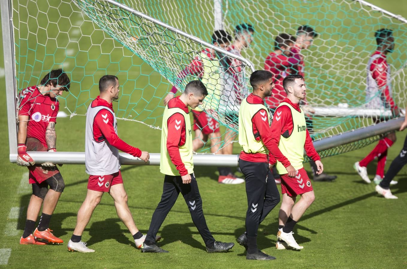 Fotos: Entrenamiento del Racing para preparar el partido ante el Athletic B