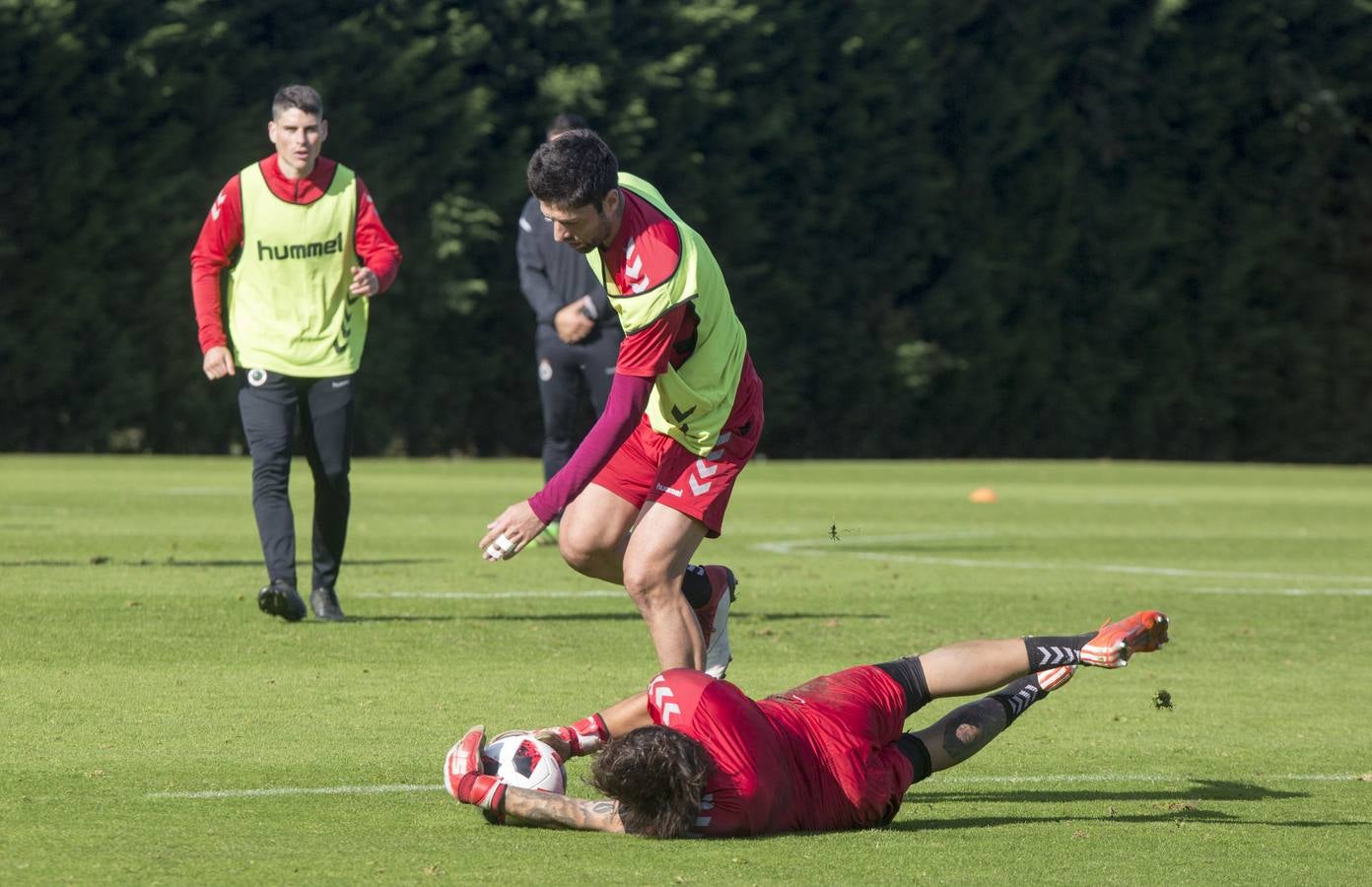 Fotos: Entrenamiento del Racing para preparar el partido ante el Athletic B