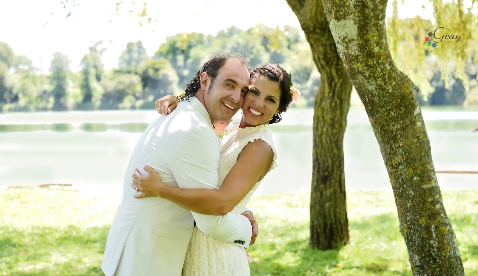 Javier Melero e Irene Magdaleno eligieron el lago de Cabárceno para celebrar su enlace.