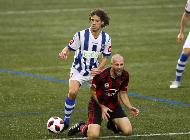 Luis Alberto, durante el partido ante el Arenas.