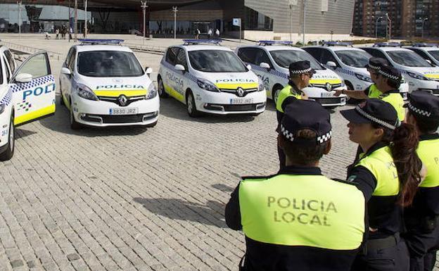 Un grupo de agentes de la Policía Nacional.