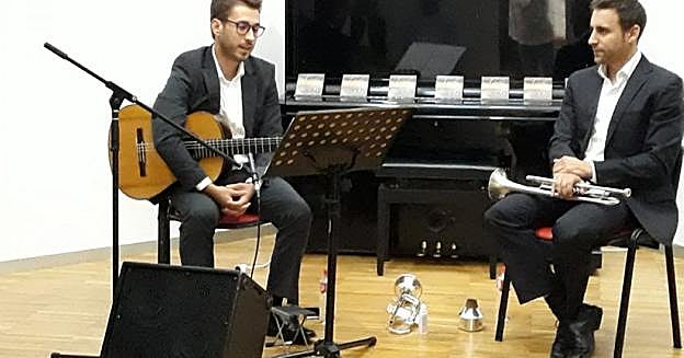 Alejandro Ceballos y Alberto Vaquero son Alium Dúo.